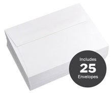 Load image into Gallery viewer, 2024 Bright Floral Happy New Year Cards w/ White Envelopes (25 Count)
