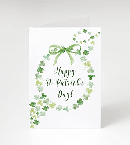 St. Patrick's Day Greeting Cards w/ White Envelopes (25 Count)