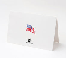 Load image into Gallery viewer, American Flag, Veteran's Day, Memorial Day, Military Appreciation Thank You Cards w/ White Envelopes, (25 Count), Made in the U.S.A.