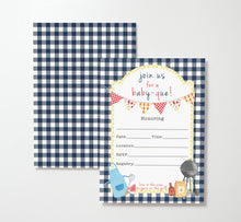 Load image into Gallery viewer, Baby-que Baby Shower Invitations w/ White Envelopes (25 Count)
