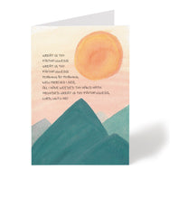 Load image into Gallery viewer, Great Is Thy Faithfulness Watercolor Note Cards, w/ Envelopes &amp; Seals
