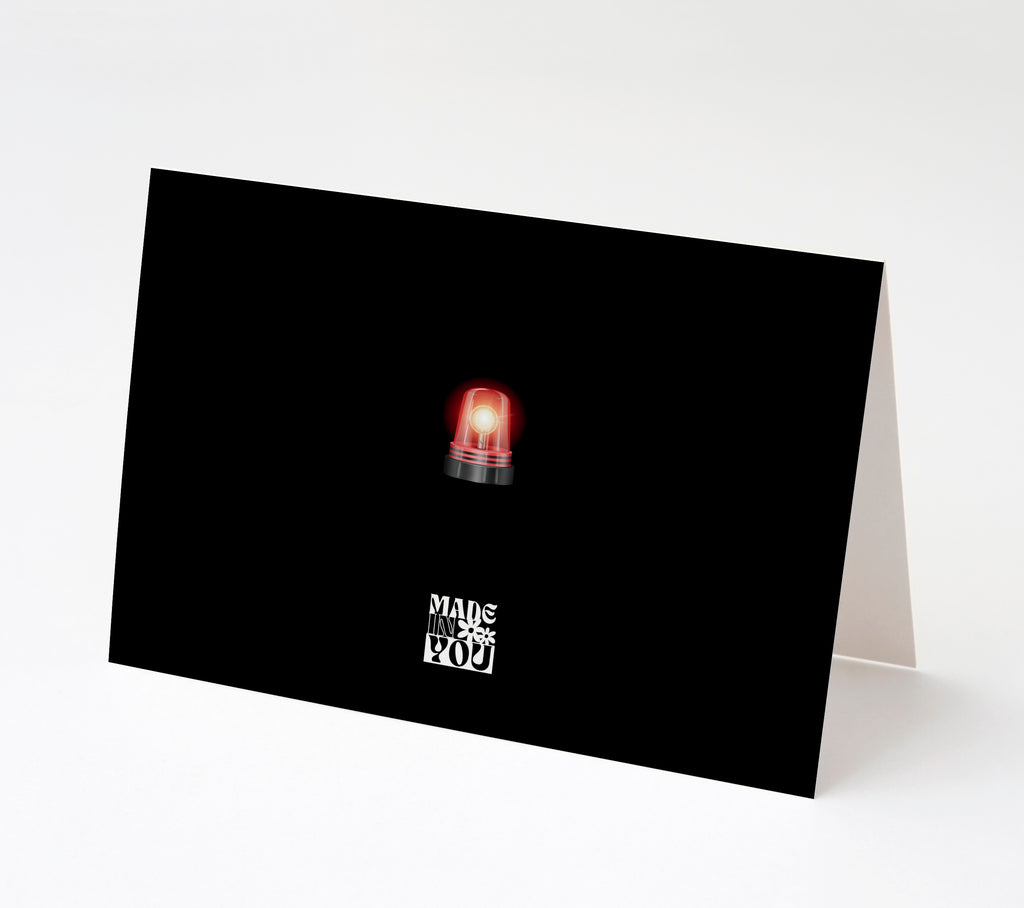 Police Academy Graduation Cards w/Premium 32lb White Envelope, Peel and Seal Envelope, Made in the USA by Small Business