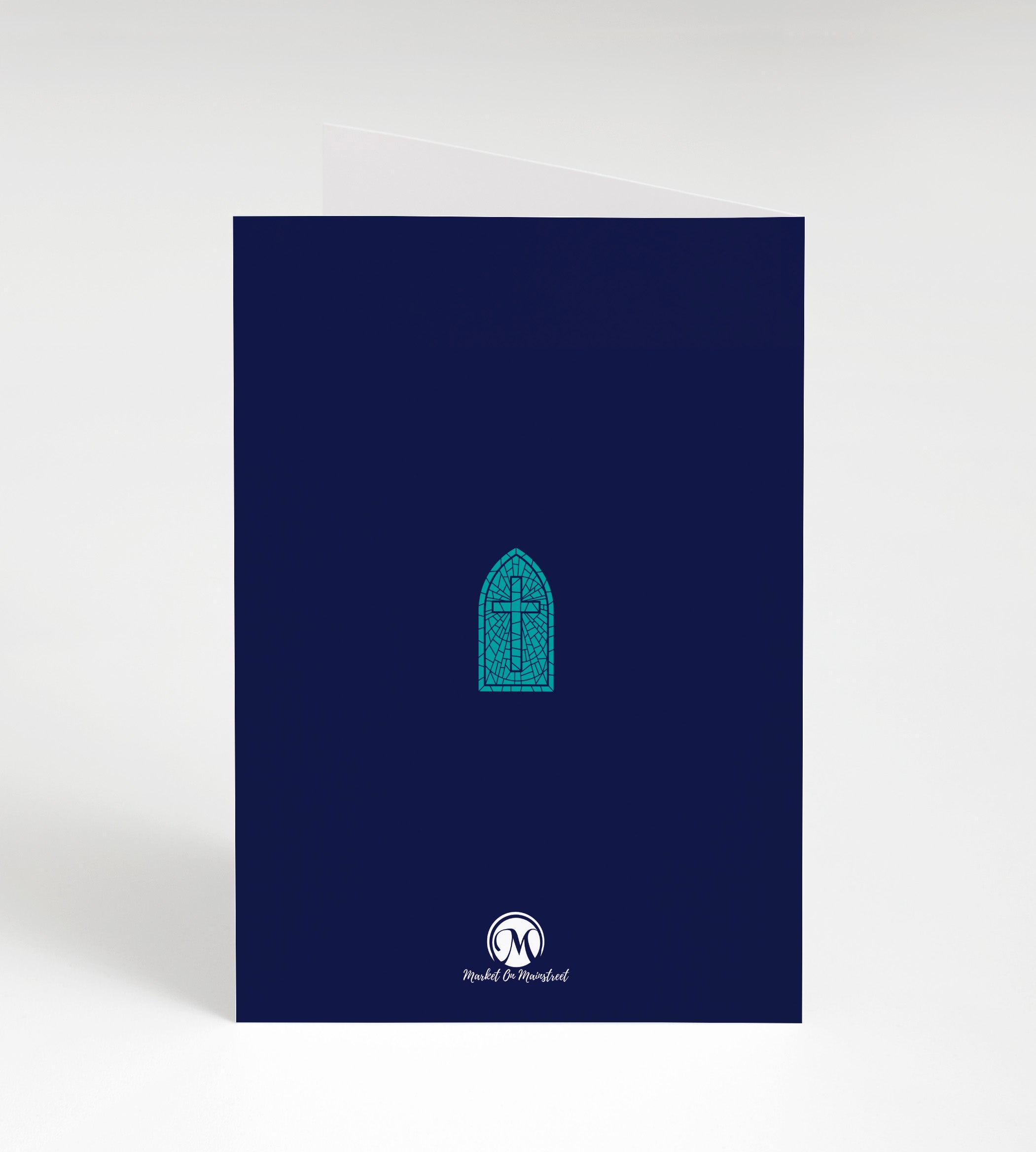 Stained Glass Priest Ordination Card, 5x7, Single Card w/ Premium Envelope