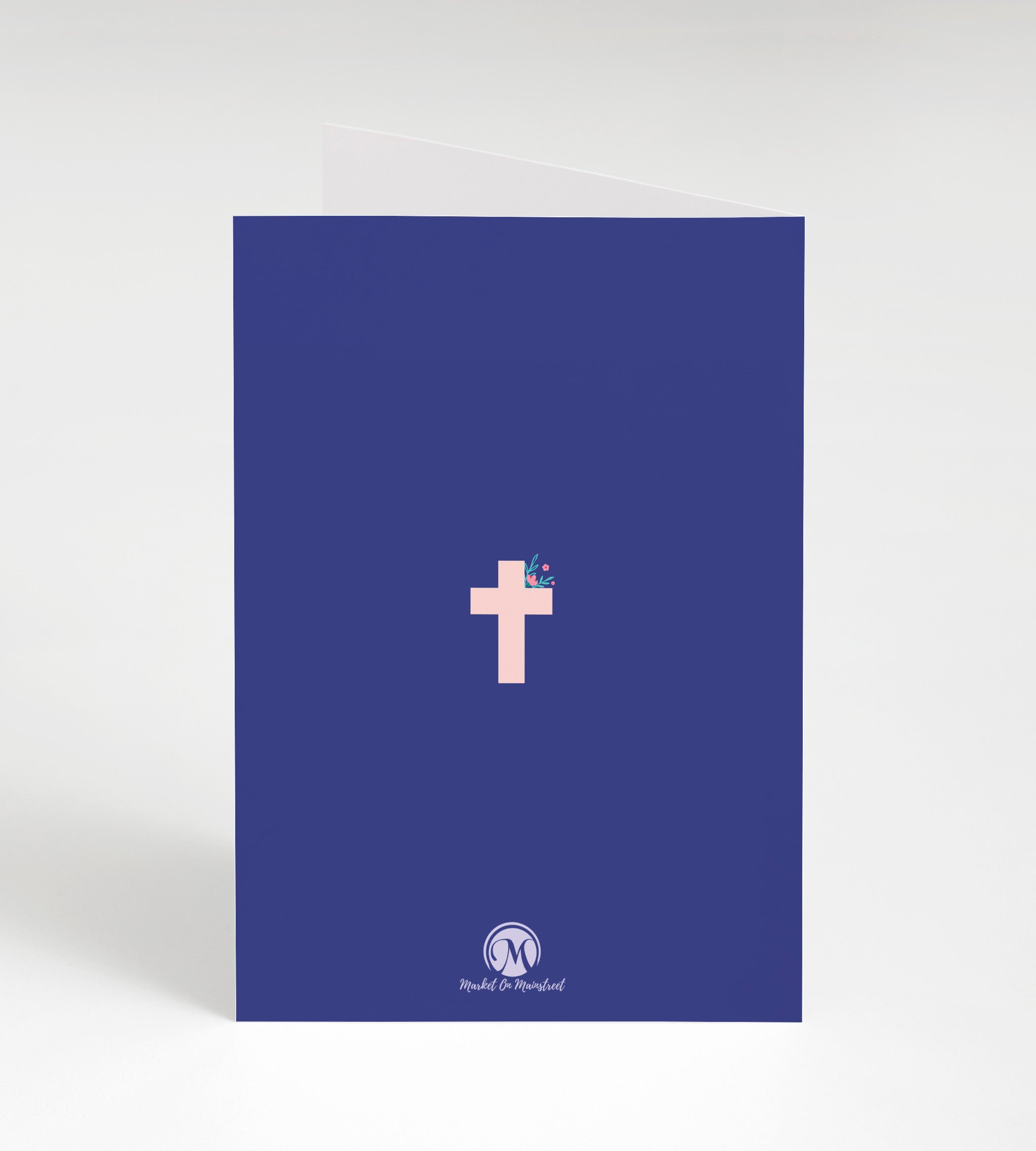 Stained Glass Granddaughter Christian Baptism Greeting Card, 5"x7" Greeting Card w/ Envelope, Made in the USA