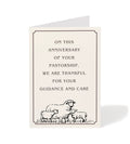 Pastors Anniversary Card - Single 5x7 Card with Envelope
