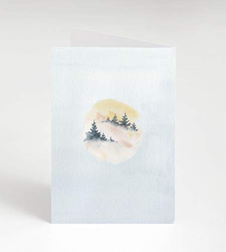 Watercolor Christian Sympathy Cards with Envelopes (25 Count)