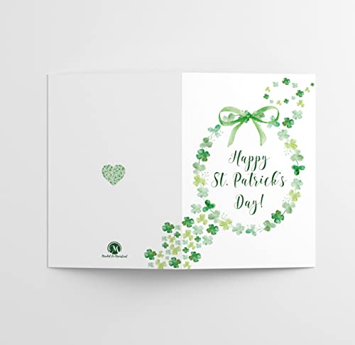 St. Patrick's Day Greeting Cards w/ White Envelopes (25 Count)