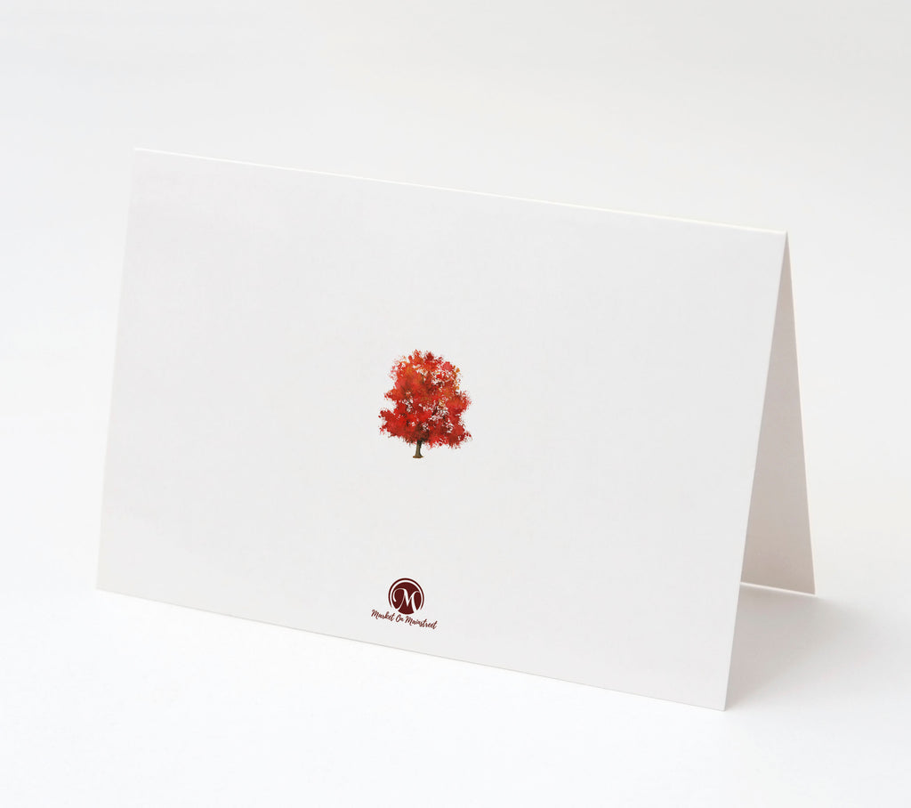 Sympathy/Funeral Thank You Cards - Autumn Lake w/ Envelopes (25 Count)