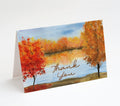 Sympathy/Funeral Thank You Cards - Autumn Lake w/ Envelopes (25 Count)