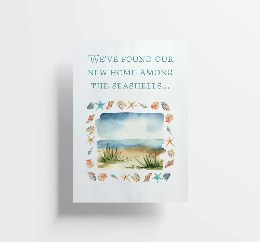 Change of Address Postcards - We've Moved To The Beach Cards (50 Count)