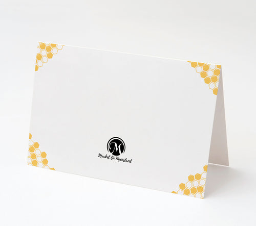 Bumble Bee Thank You Cards w/ White Envelopes, Blank Inside, 25 Count, Made in the U.S.A