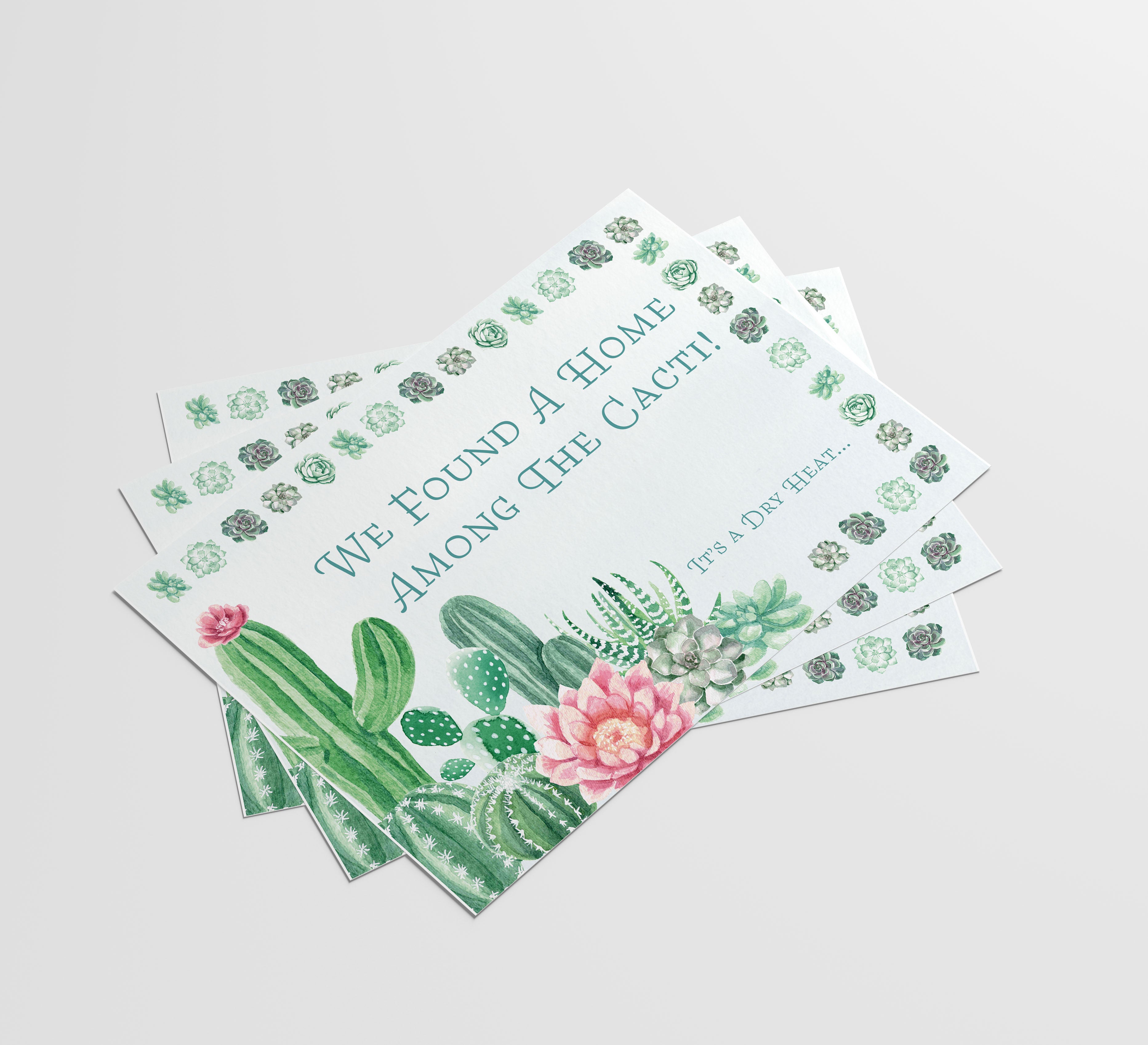 Change of Address Postcards - We've Moved To The Desert Cards (50 Count)