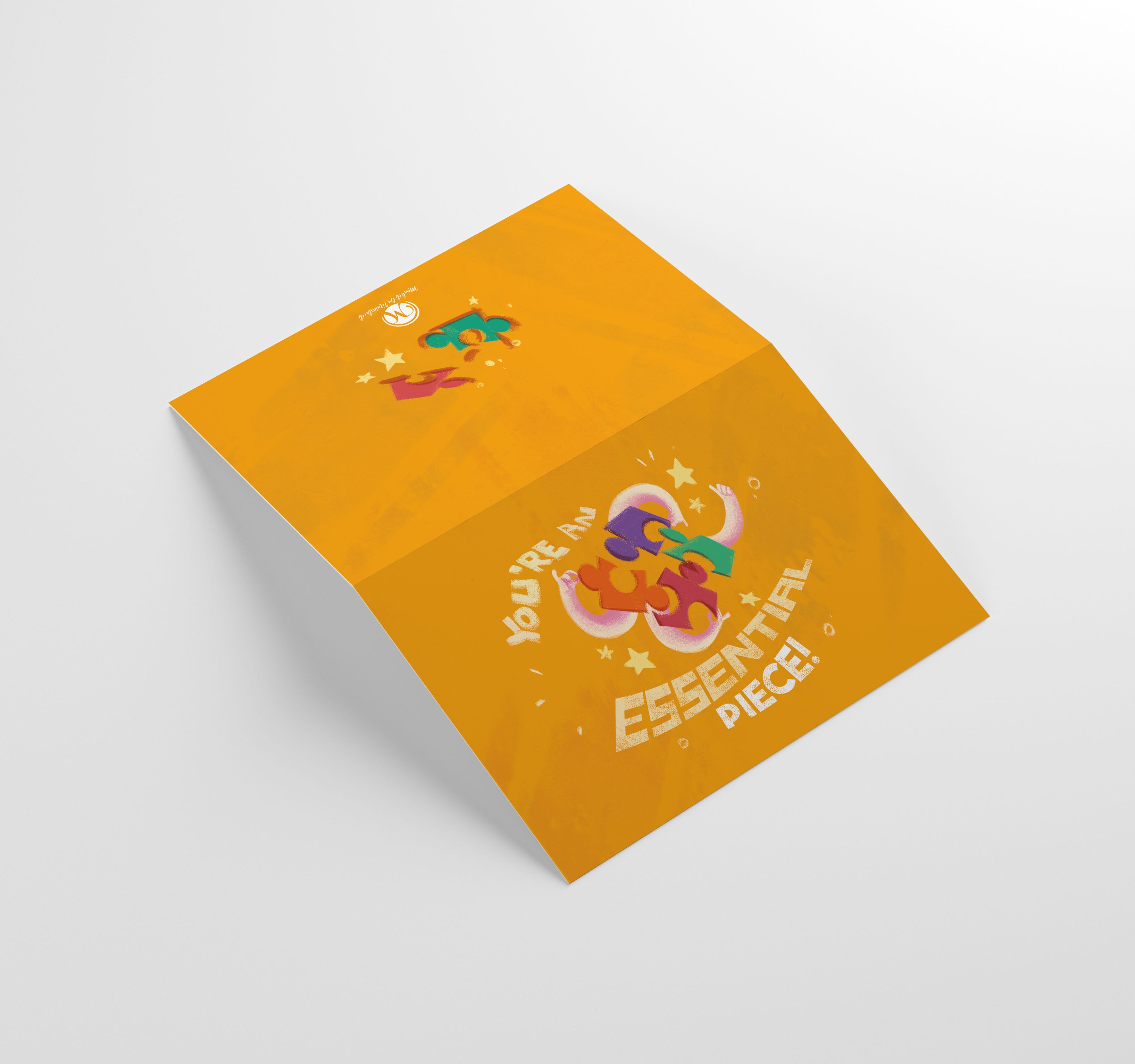 Employee Appreciation "Essential Piece" Cards w/ Envelopes (25 Count)