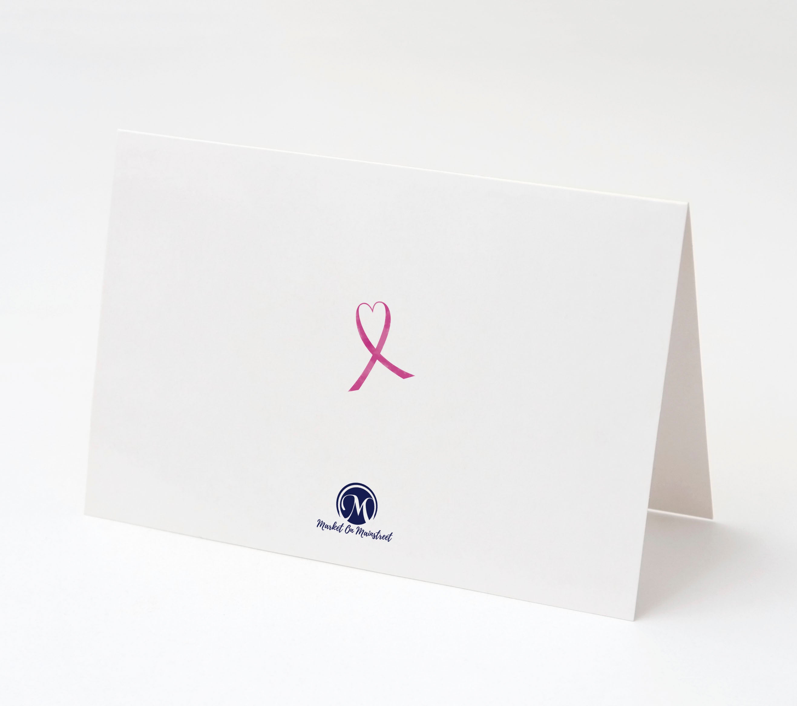 Support The Girls - Breast Cancer Support Thank You Cards w/ White Envelopes (100 Count)