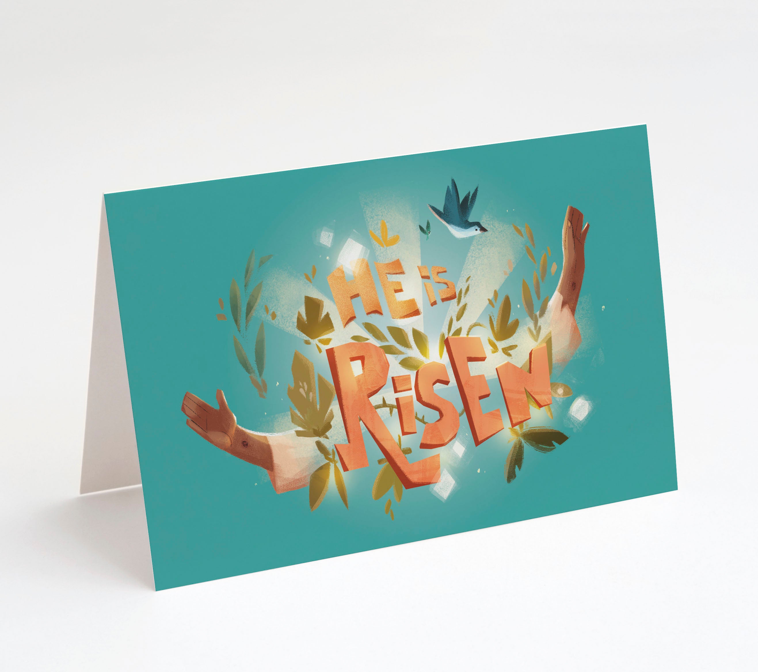 Easter Greeting Cards w/ White Envelopes (25 Count)