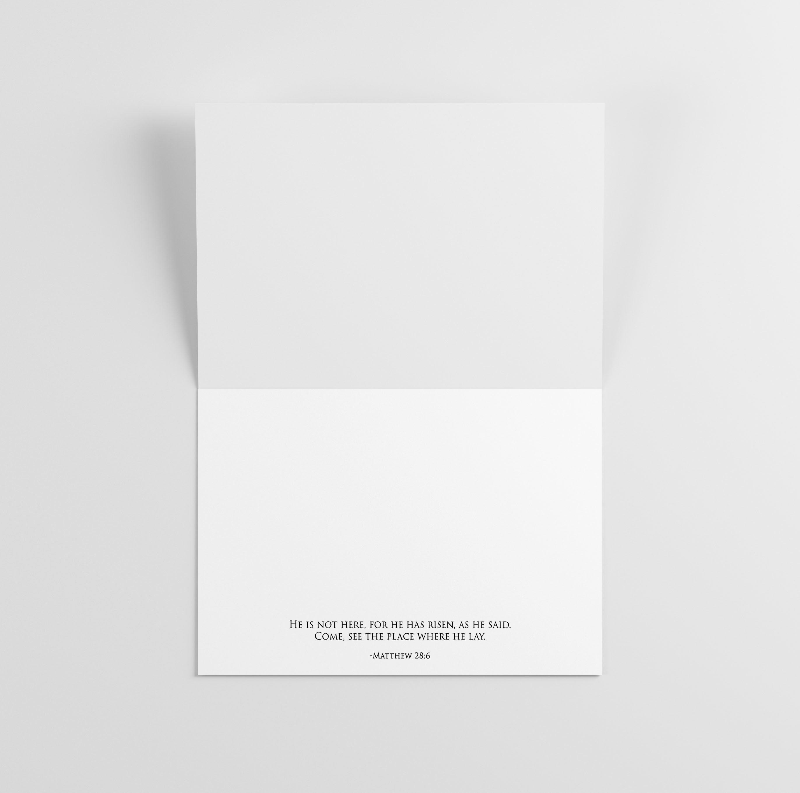 Easter Greeting Cards w/ White Envelopes (25 Count)