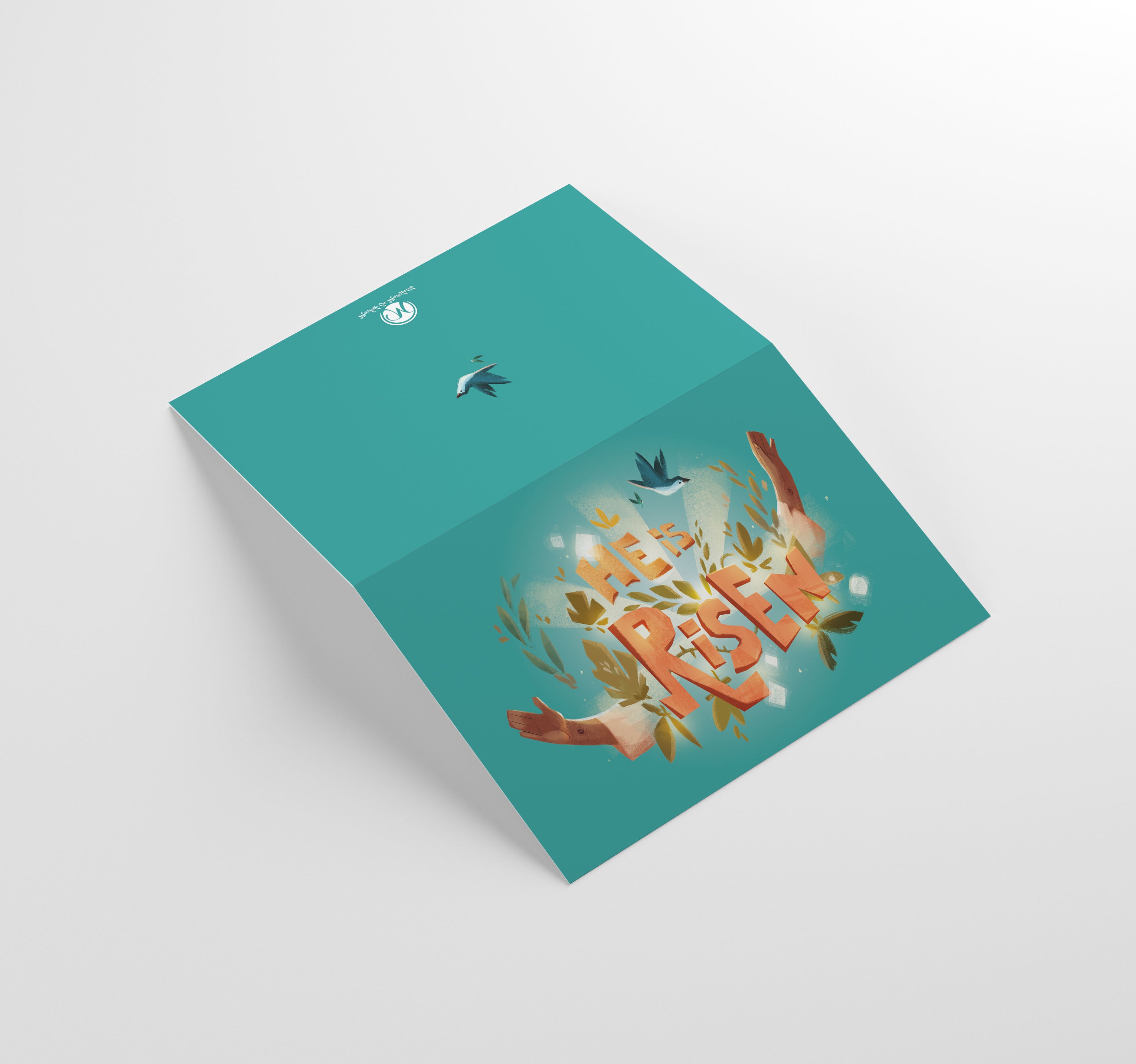 Easter Greeting Cards w/ White Envelopes (25 Count)