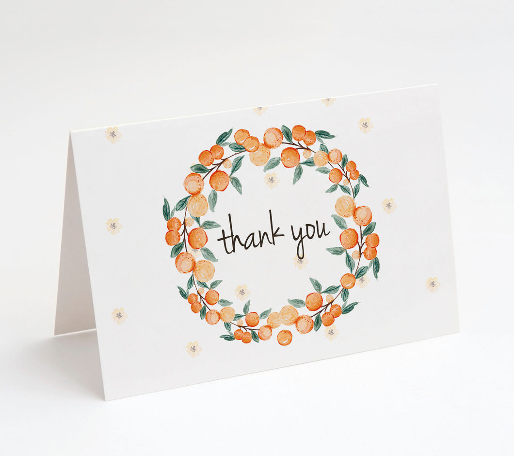 Little Cutie Baby Shower Thank You Cards w/ White Envelopes (25 Count)