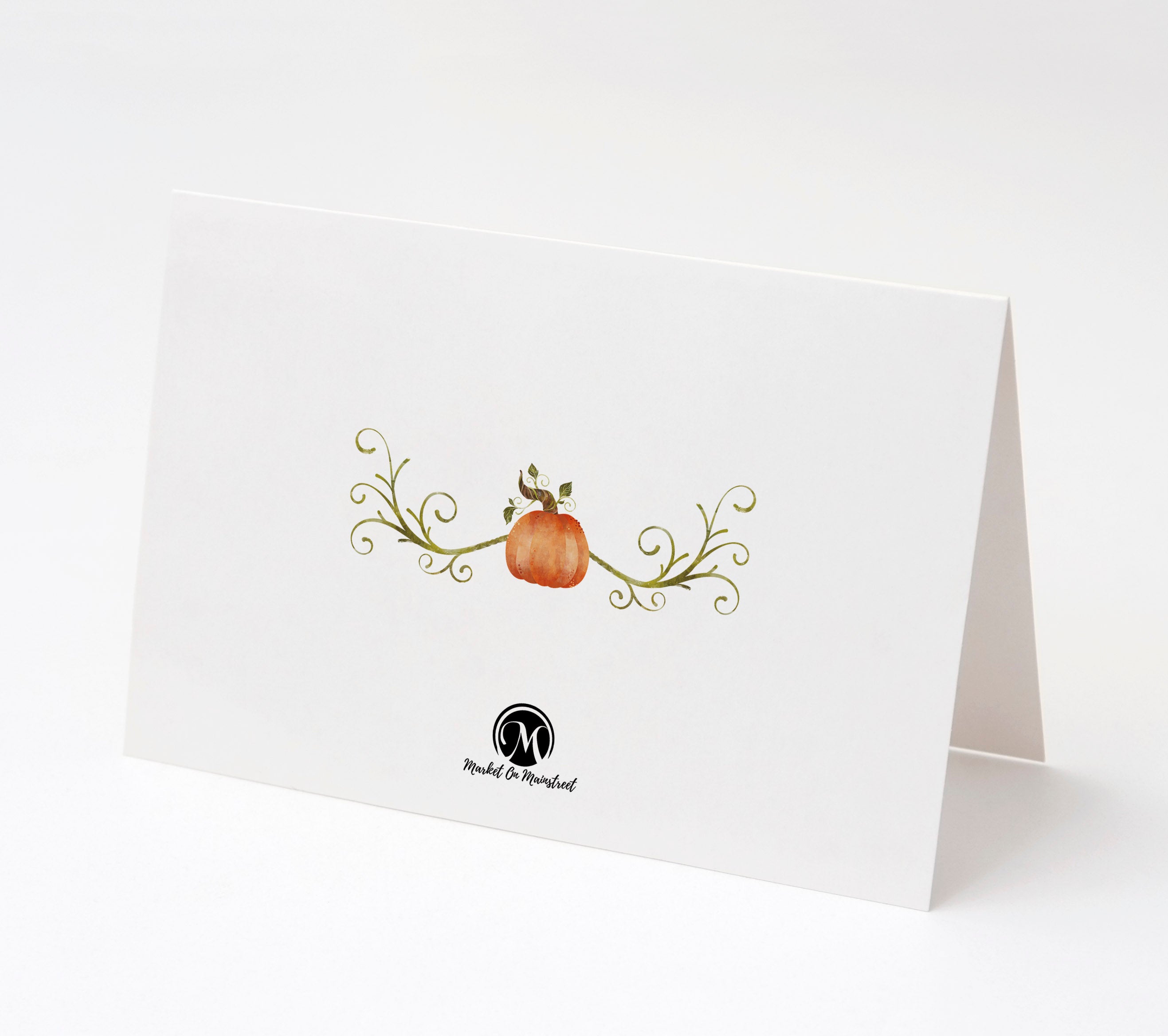 Little Pumpkin Thank You Cards w/ White Envelopes (25 Count)