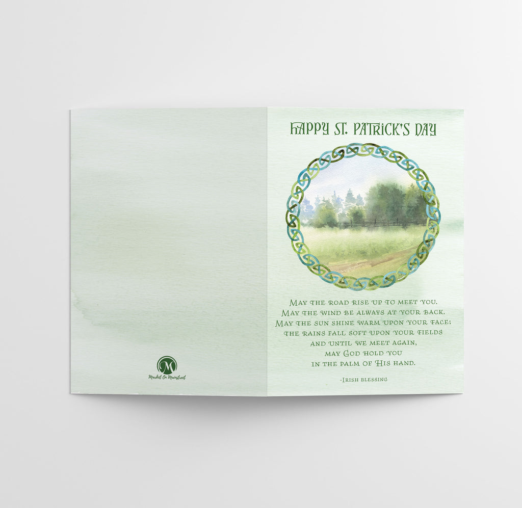 St. Patrick's Day Greeting Cards w/ White Envelopes (25 Count)