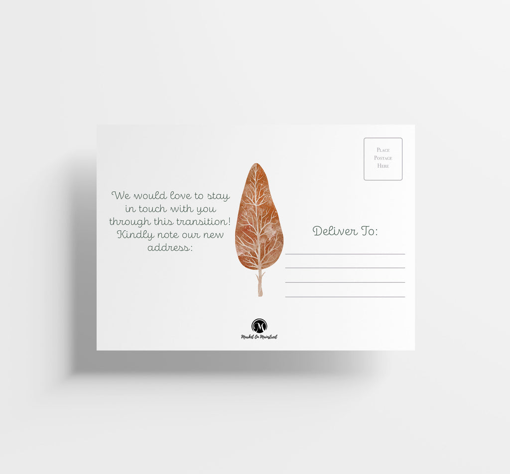 Change of Address Postcards - We've Moved To The Mountains Cards (50 Count)