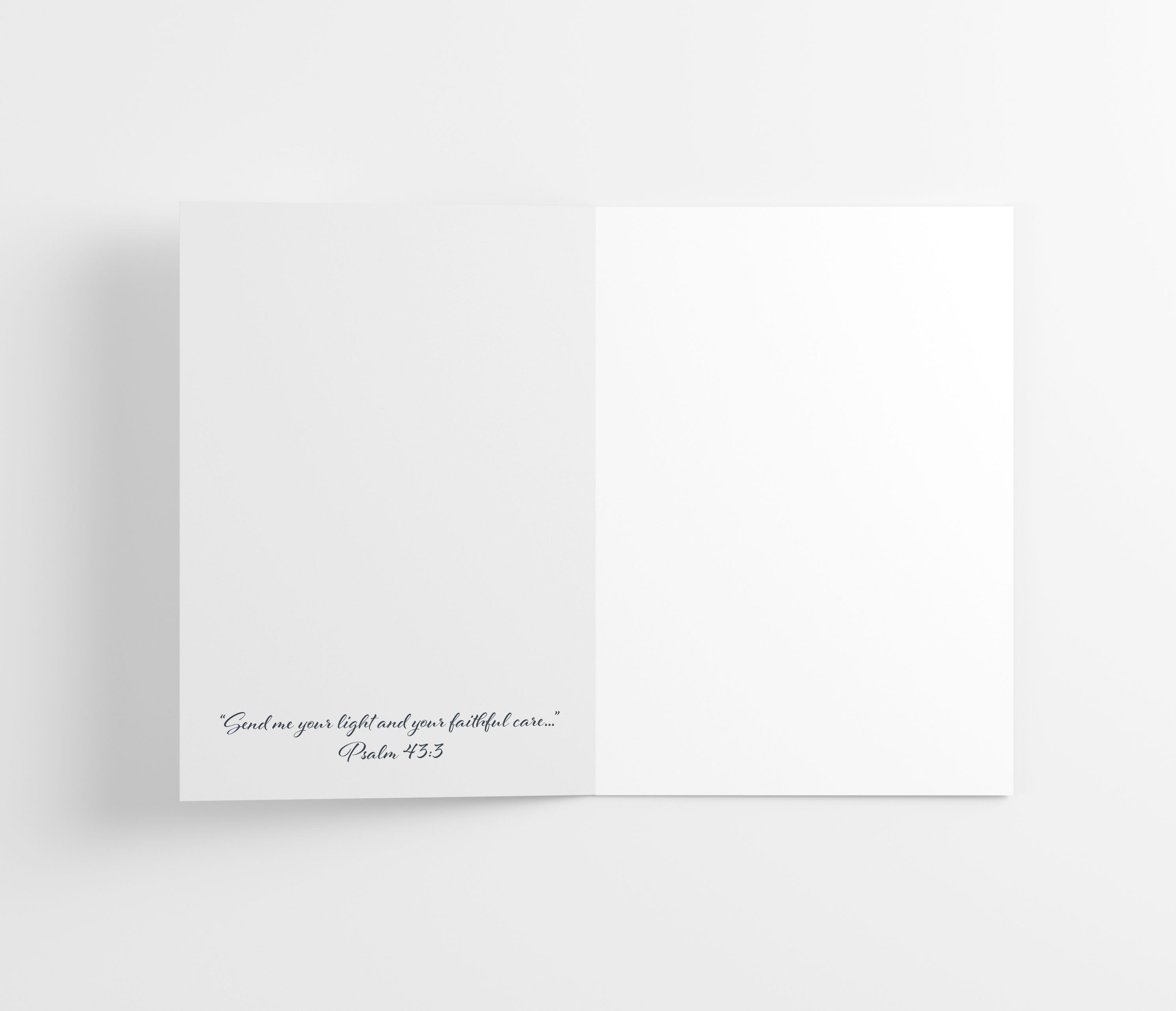 Watercolor Christian Sympathy Cards with Envelopes (25 Count)
