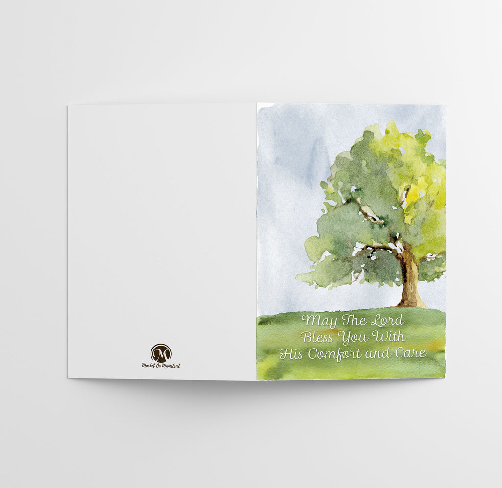 Watercolor Christian Sympathy Cards with Envelopes (25 Count)