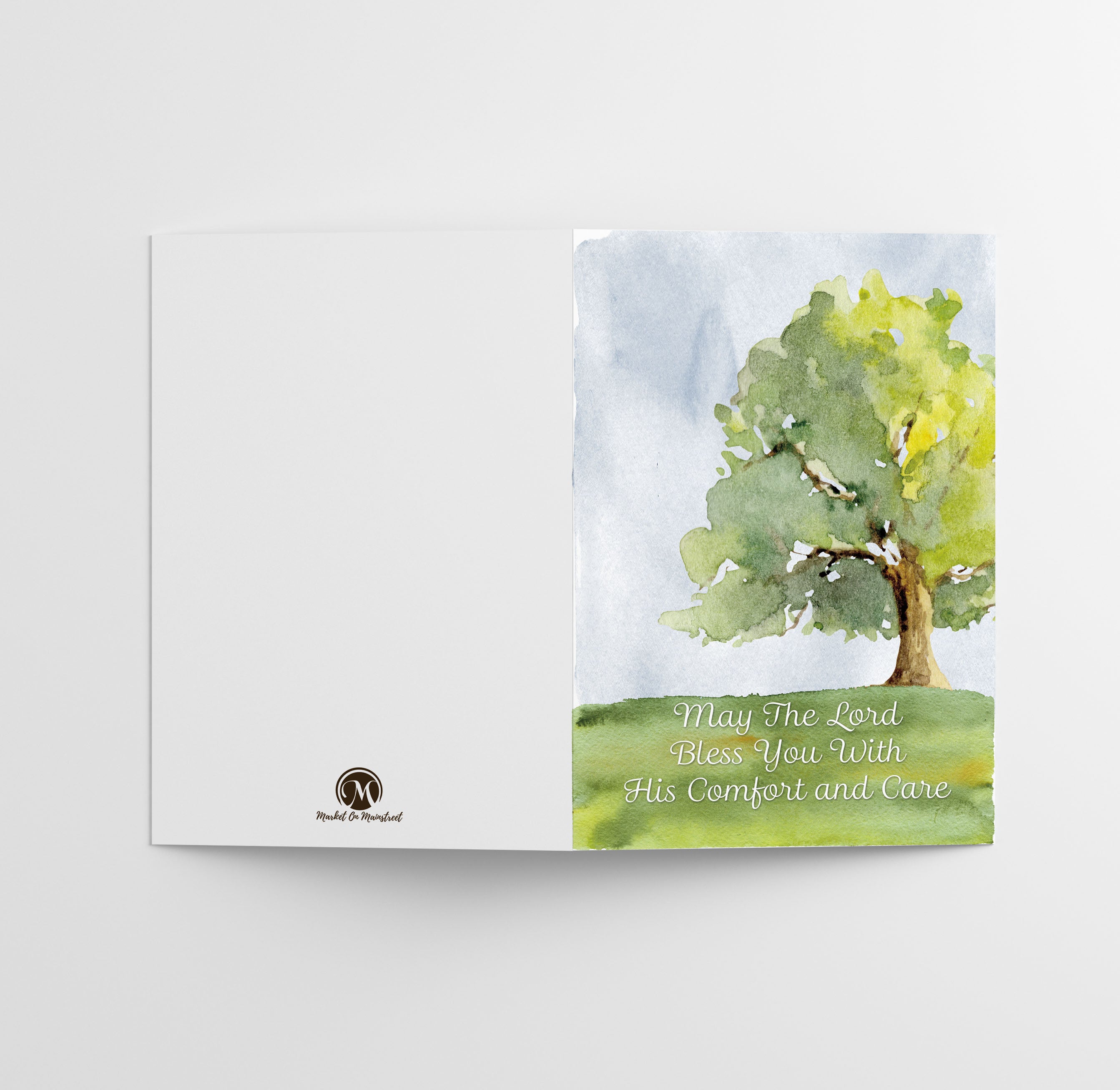 Watercolor Christian Sympathy Cards with Envelopes (25 Count)