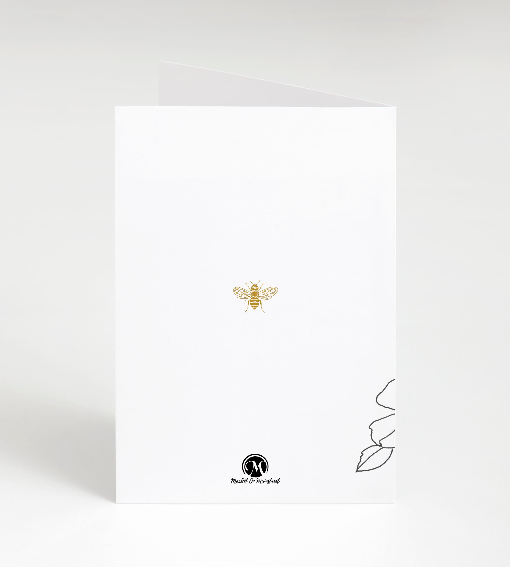 Bumble Bee Thank You Cards w/ White Envelopes, Blank Inside, 25 Count, Made in the U.S.A